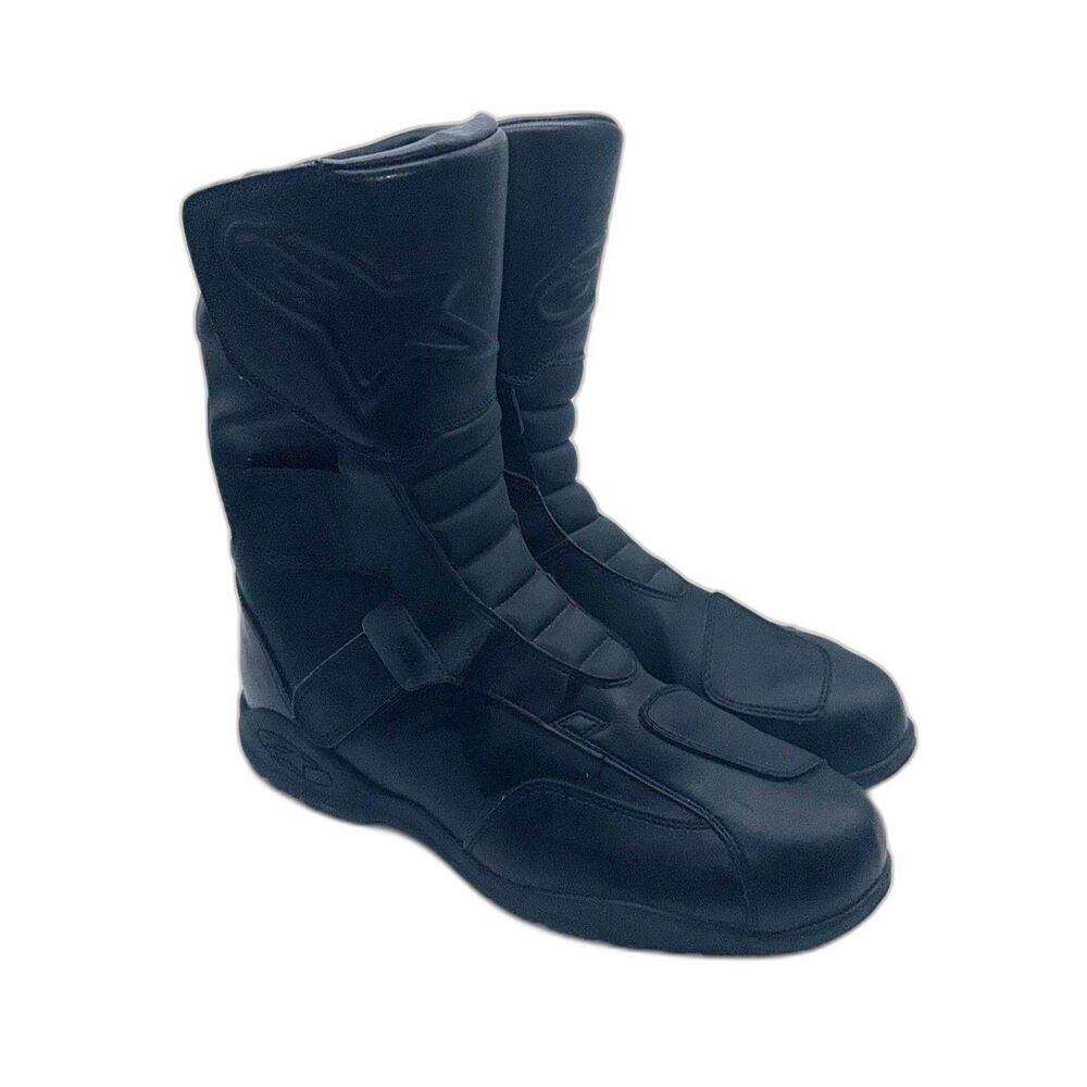 Alpinestars Men's Leather Motorcycle Boots - Black 10.5